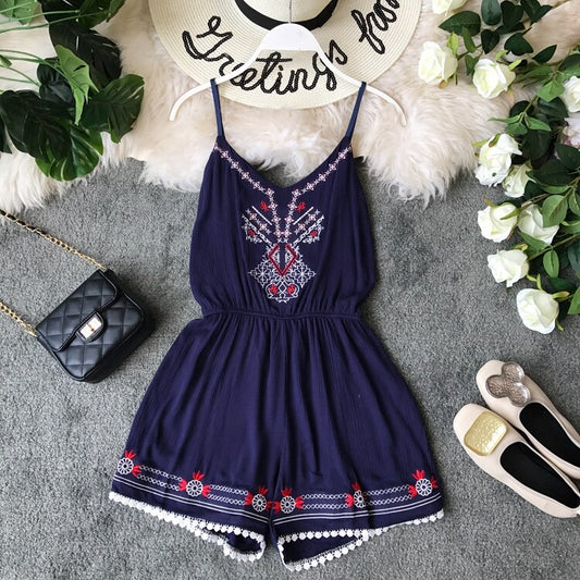 Women Embroidered Jumpsuit