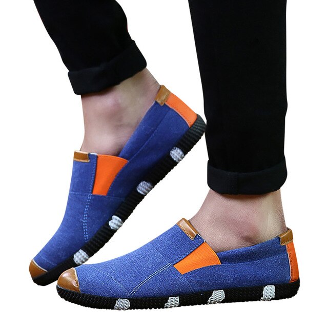 Men Sneakers Anti Slip Fashion Matching Mixed Color