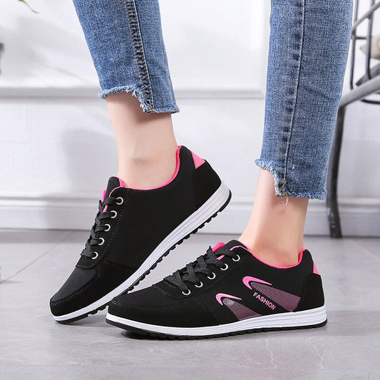 Mesh Sneakers Women Fashion Light  Shoes Ladies Non-slip Flat Casual Shoes