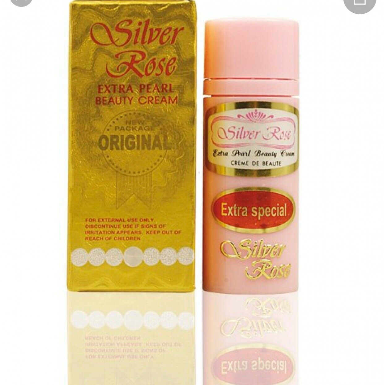 Silver Rose  x 2 SKIN LIGHTENING ACNE SPOTS WHITENING CREAM